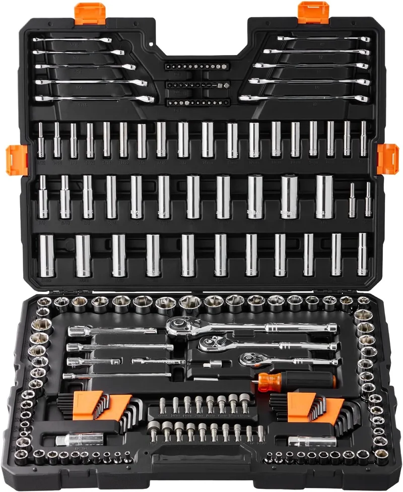 VEVOR Mechanics Tool Set, 205 Pieces - Rank 2 in Best Mechanics Tool Set of 2025
