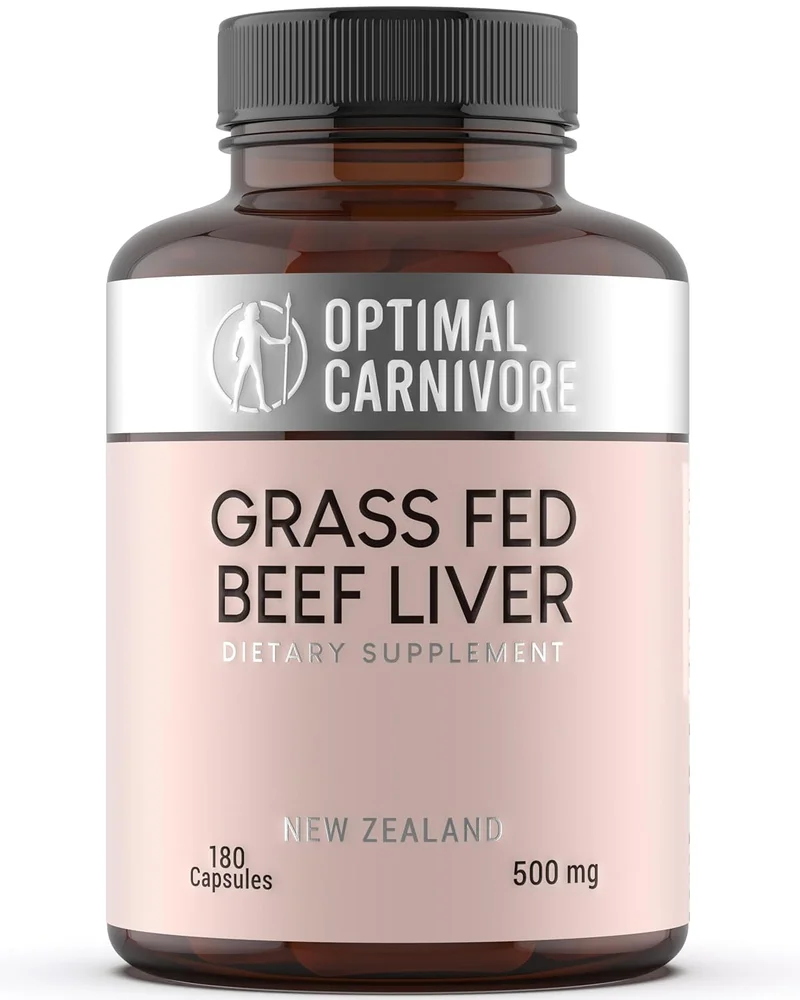 Optimal Carnivore Grass Fed Beef Liver Supplement - Rank 5 in Best Beef Liver Supplements of 2025