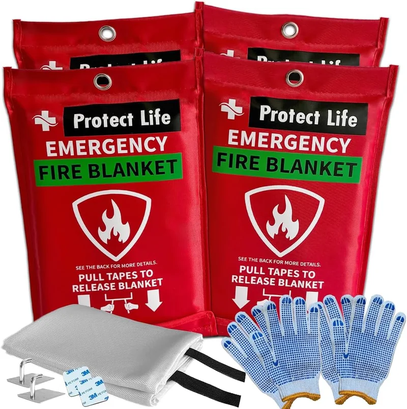 Protect Life Emergency Fire Blanket Set - Rank 4 in Best Fire Blanket of 2025