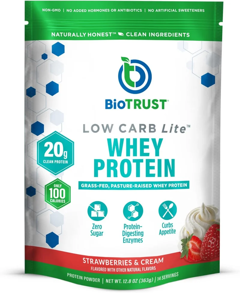 BioTrust Low Carb Lite Whey Protein Isolate - Rank 8 in Best Tasting Weight Loss Protein Powder of 2025