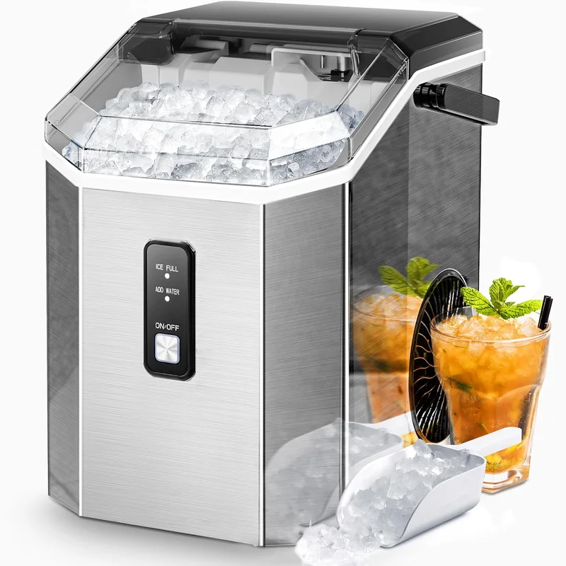 AGLUCKY Nugget Ice Maker, Stainless Steel - Rank 5 in Best Nugget Ice Maker of 2025