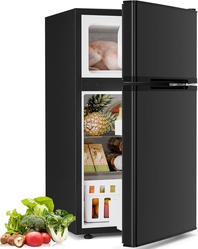 Antarctic Star Compact Refrigerator with Freezer - Rank 5 in Best Small Refrigerators of 2025