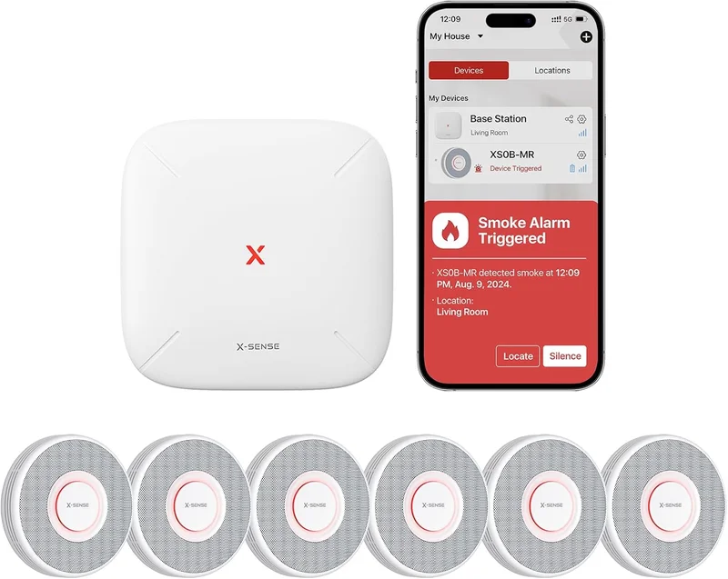 X-Sense Smart Smoke Detector XS0B-MR61 - Rank 3 in Best Smoke Detector of 2025