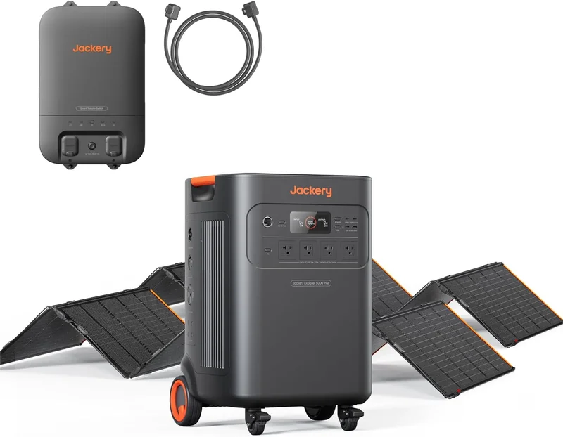 Jackery Solar Generator 5000 Plus with 2x 500W Panels - Rank 5 in Best Jackery of 2025