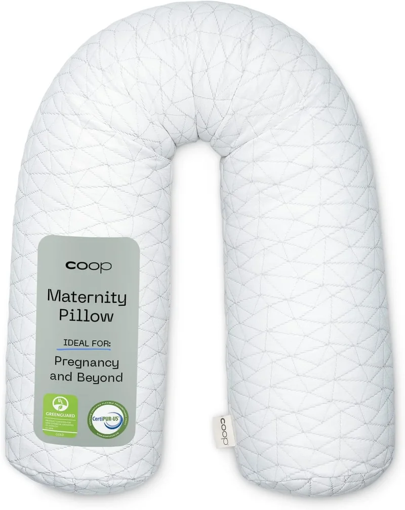 Coop Home Goods Memory Foam Maternity Pillow - Rank 4 in Best Pregnancy Pillow of 2025