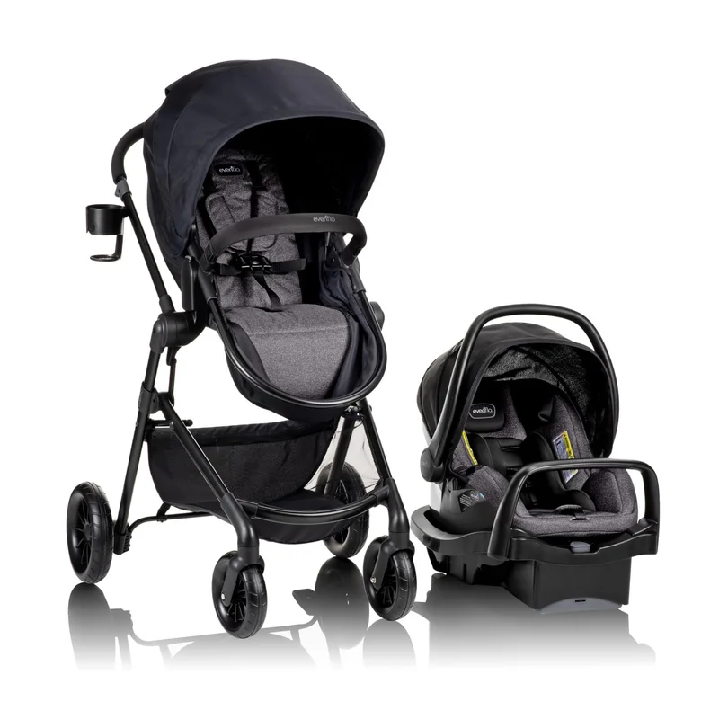 Evenflo Pivot Modular Travel System Casual Gray - Rank 9 in Best Baby Stroller of 2025