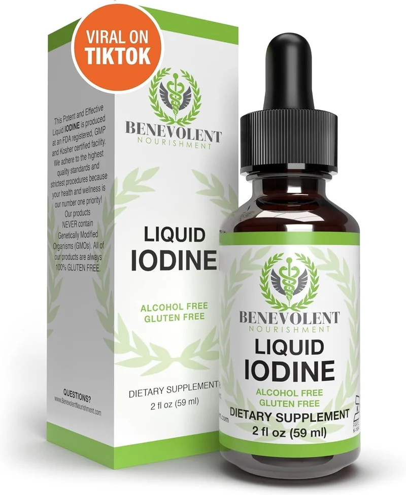 Liquid Iodine Potassium Drops - Rank 10 in Best Iodine Supplement of 2025