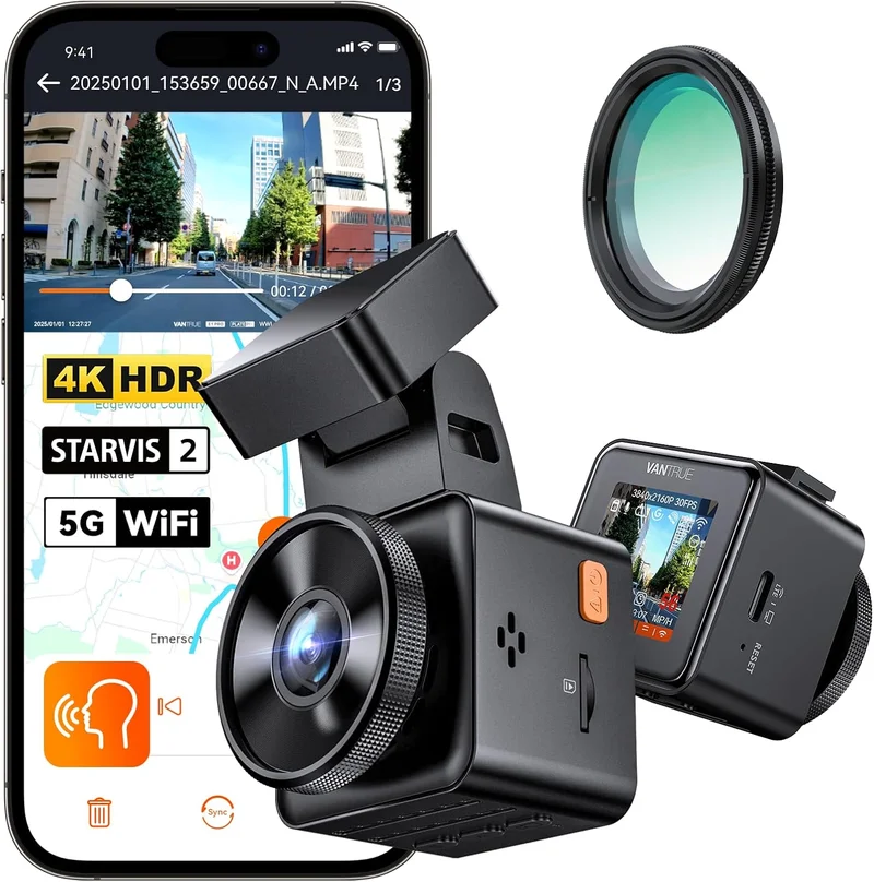 Vantrue E1 Pro 4K Dash Cam - Rank 4 in Best Dash Cam For Car of 2025
