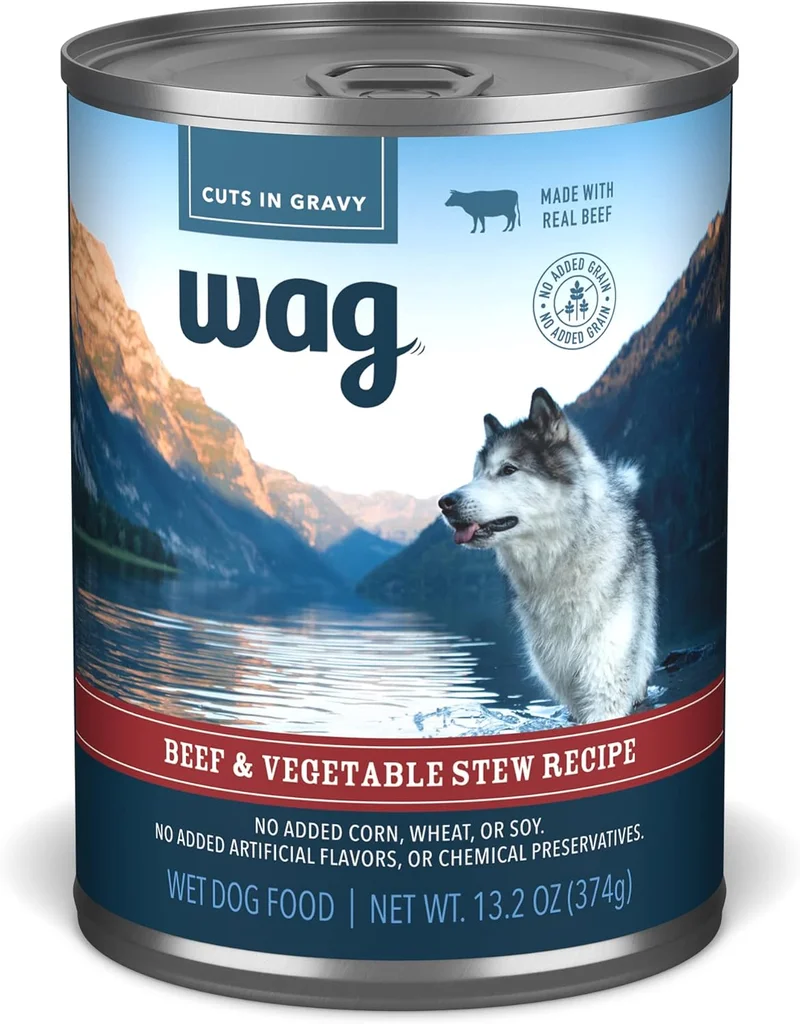 Wag Beef & Vegetable Dog Stew - Rank 9 in Best Dog Food of 2025
