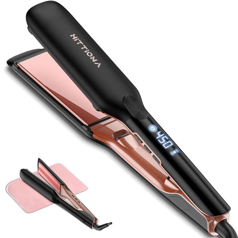 Hittiona Infrared Ionic Hair Straightener - Rank 6 in Best Flat Iron For Thick Hair of 2025