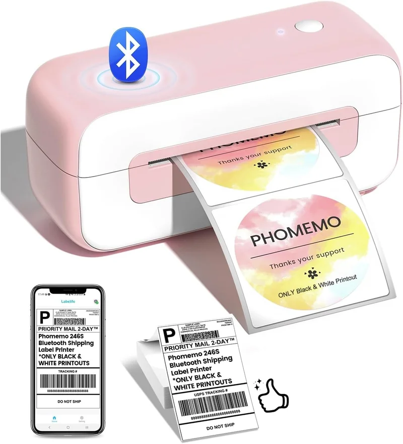 Phomemo 2025 Bluetooth Thermal Label Printer - Rank 9 in Best Label Printers of 2025