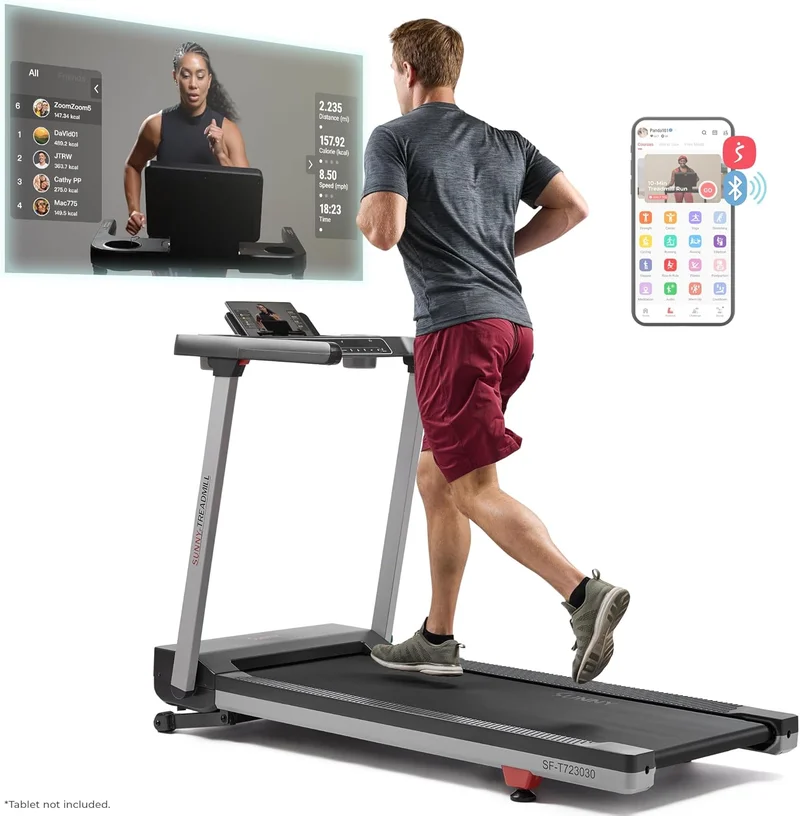 Sunny Health & Fitness Foldable Treadmill SF-T723030 - Rank 2 in Best Folding Treadmill of 2025