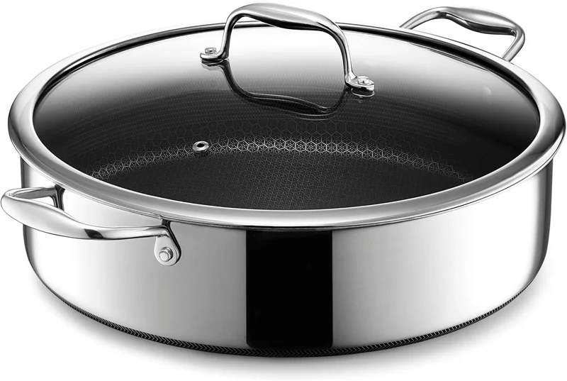 HexClad Hybrid Nonstick 7-Quart Sauté Pan - Rank 8 in Best Hexclad Pans of 2025