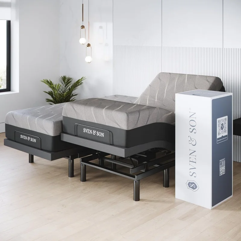 Sven & Son Classic Plus Adjustable Bed Base + Hybrid Mattress - Rank 3 in Best Zero Gravity Bed of 2025