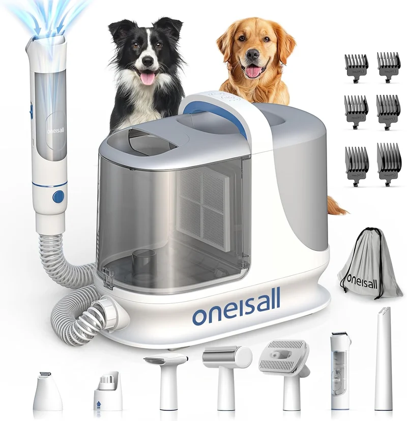 oneisall BM3 Dog Grooming Vacuum Kit - Rank 7 in Best Dog Hair Vacuum of 2025