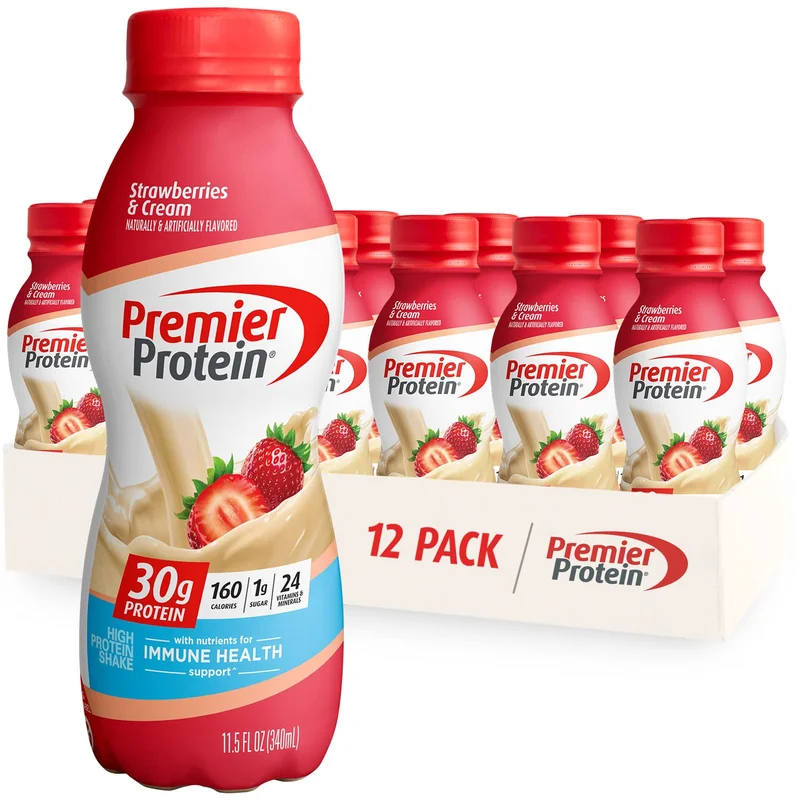 Premier Protein Strawberries & Cream Shake - Rank 2 in Best Protein Shake of 2025