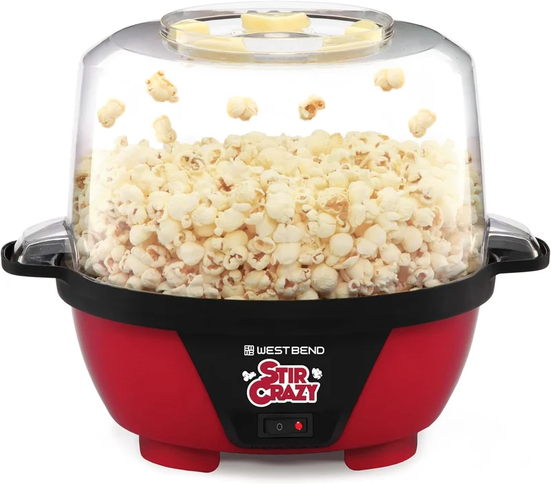 West Bend Stir Crazy Popcorn Popper - Rank 7 in Best Popcorn Popper Machine of 2025