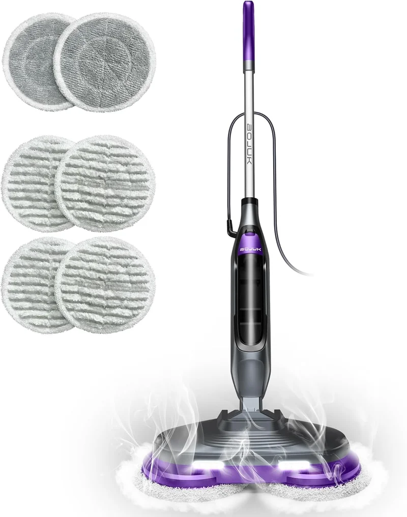 BOJUK F2 Steam Spin Scrub Mop - Rank 9 in Best Steam Mop of 2025