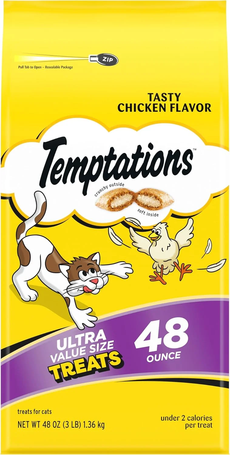Temptations Chicken Cat Treats 48 oz - Rank 5 in Best Cat Treat of 2025