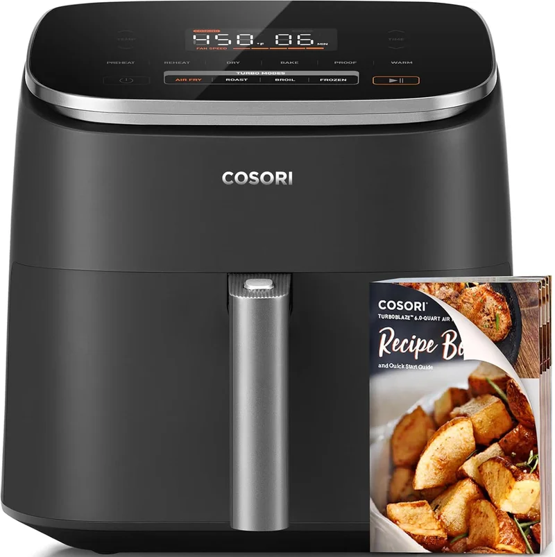 COSORI 9-in-1 Air Fryer 6 Qt Gray - Rank 2 in Best Cuisinart Air Fryer of 2025