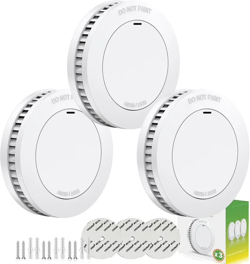 Runidur Fire Alarm 10-Year Battery Detector - Rank 4 in Best Smoke Detector of 2025