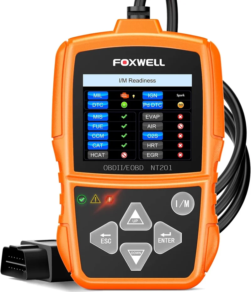 FOXWELL NT201 OBD2 Car Code Reader - Rank 3 in Best Vehicle Code Reader of 2025
