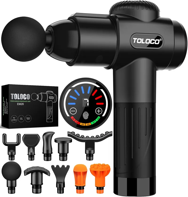 TOLOCO Deep Tissue Massage Gun - Rank 6 in The Ultimate Father’s Day Gift Guide: Perfect Picks for Every Dad