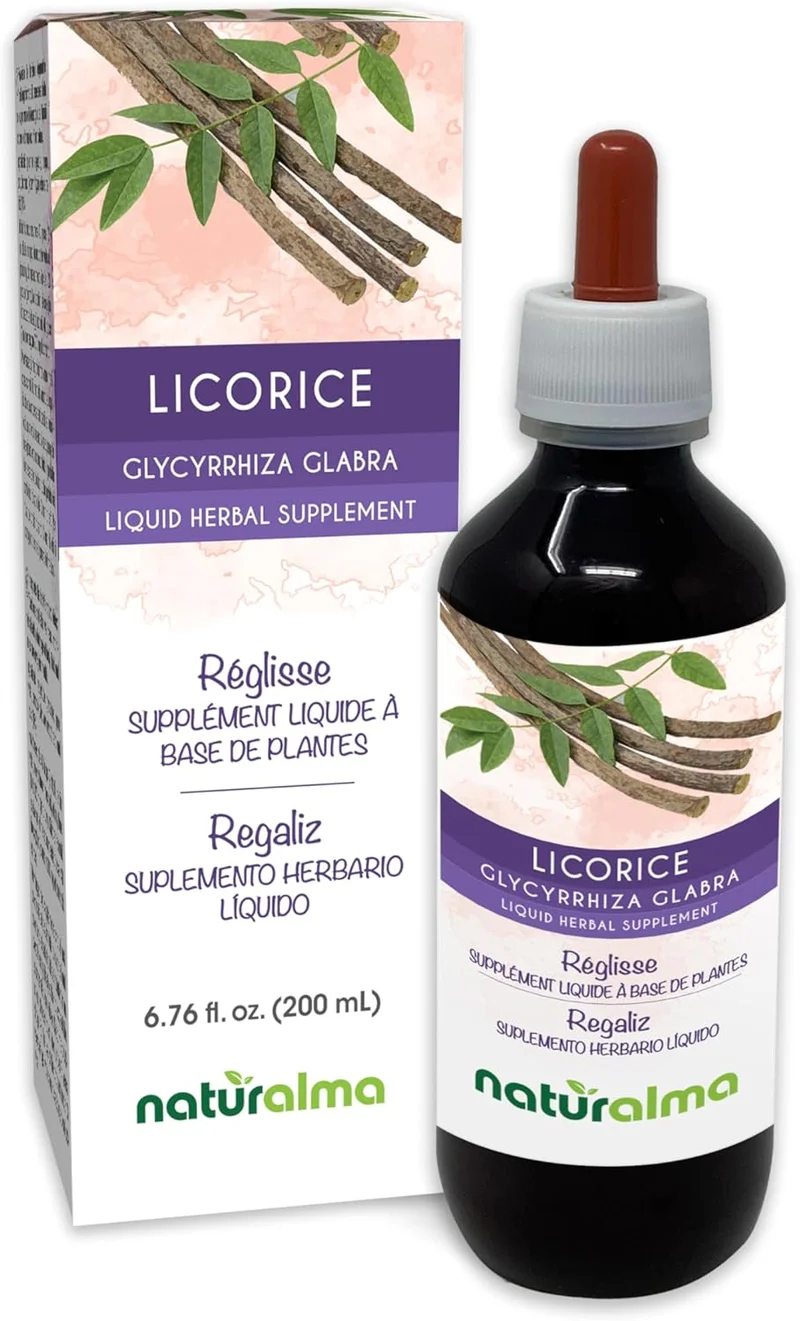 Naturalma Licorice Root Alcohol-Free Tincture - Rank 3 in Best Glycyrrhiza Licorice of 2025