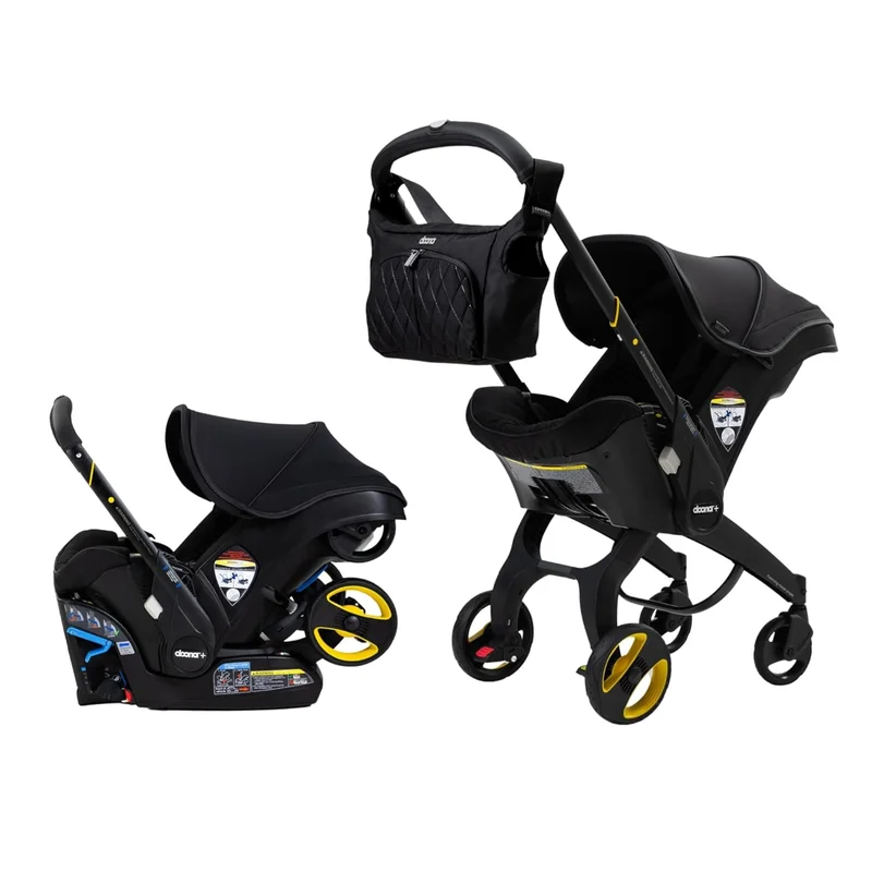 Doona Midnight Edition Car Seat and Stroller - Rank 5 in Best Travel System Stroller of 2025