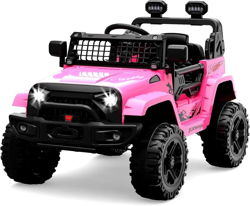 Hetoy 12V Kids Ride-On Truck - Rank 7 in Best Power Wheels of 2025