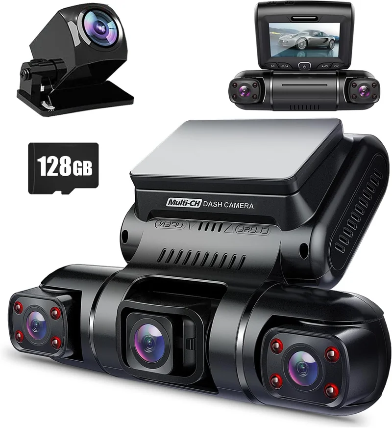 PRUVEEO 360 Degree 4 Channel Dash Cam - Rank 5 in Dash Cameras