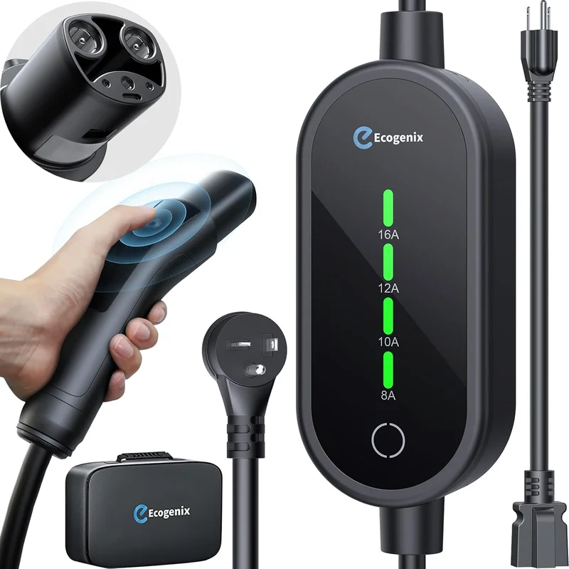 Ecogenix EV Charger for Tesla with Adjustable Current - Rank 8 in Best Tesla Ev Charger of 2025