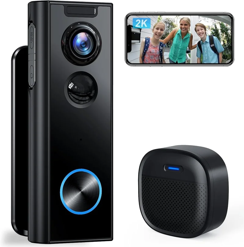 XTU Wireless Doorbell Camera 2K Video - Rank 10 in Doorbell Cameras of 2025