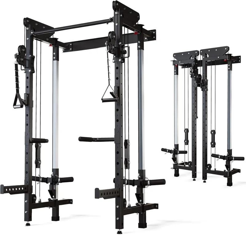 FiitDavz Folding Wall Mounted Squat Rack - Rank 4 in Best Squat Rack of 2025
