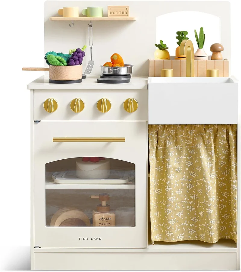 Tiny Land Kids Play Kitchen Set - Rank 5 in Best Play Kitchen of 2025