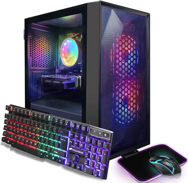 STGAubron Gaming Desktop PC RX 550 4G - Rank 8 in Best Cheap Pc of 2025