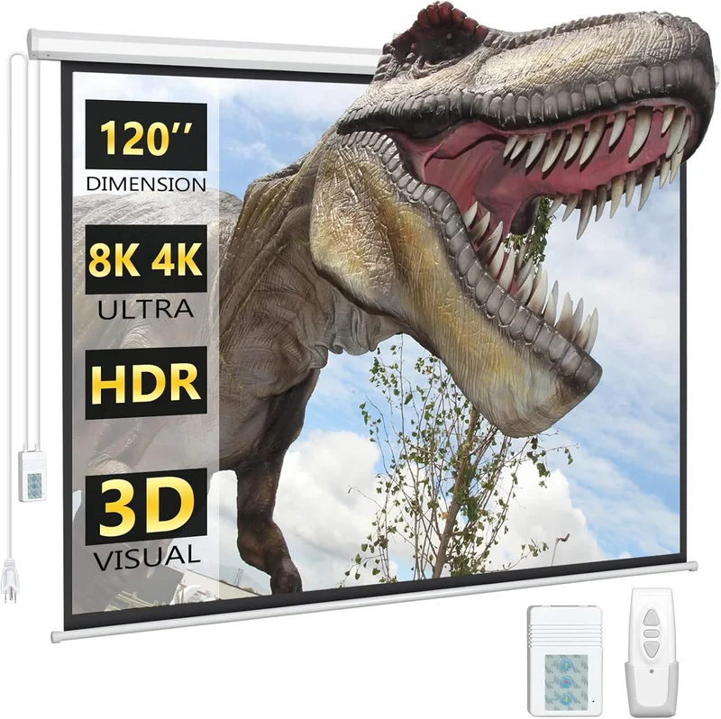 DINAH 120 inch Motorized Projector Screen - Rank 9 in Best Projector Screen of 2025