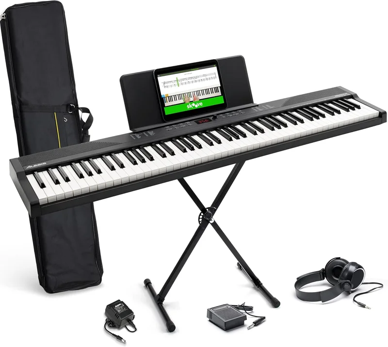 Alesis 88-Key Digital Piano Bundle - Rank 4 in Best Keyboard Piano of 2025