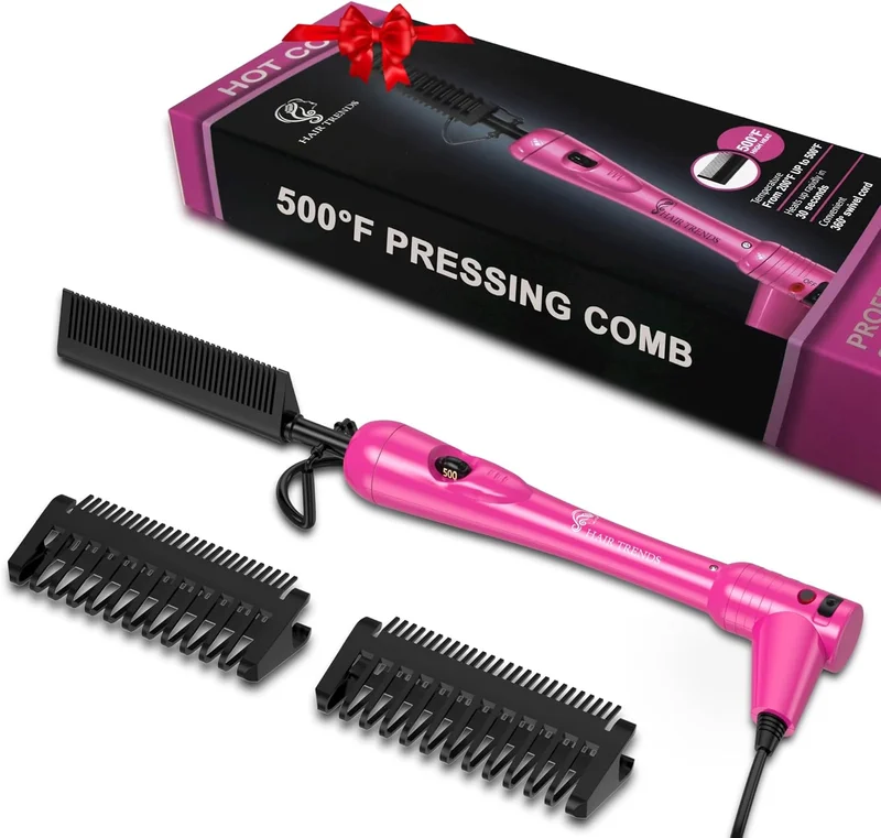 Mini Pink Dual Voltage Hot Comb 500 Degree - Rank 3 in Best Hot Comb of 2025