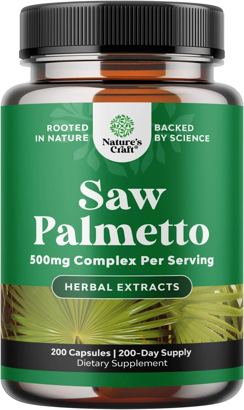 Saw Palmetto Extract for Hair and Urinary Health - Rank 6 in Best Saw Palmetto of 2025