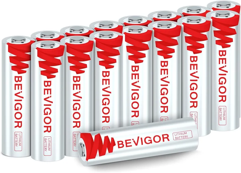 Bevigor AA Lithium Batteries 16 Pack - Rank 6 in Best Lithium Battery of 2025
