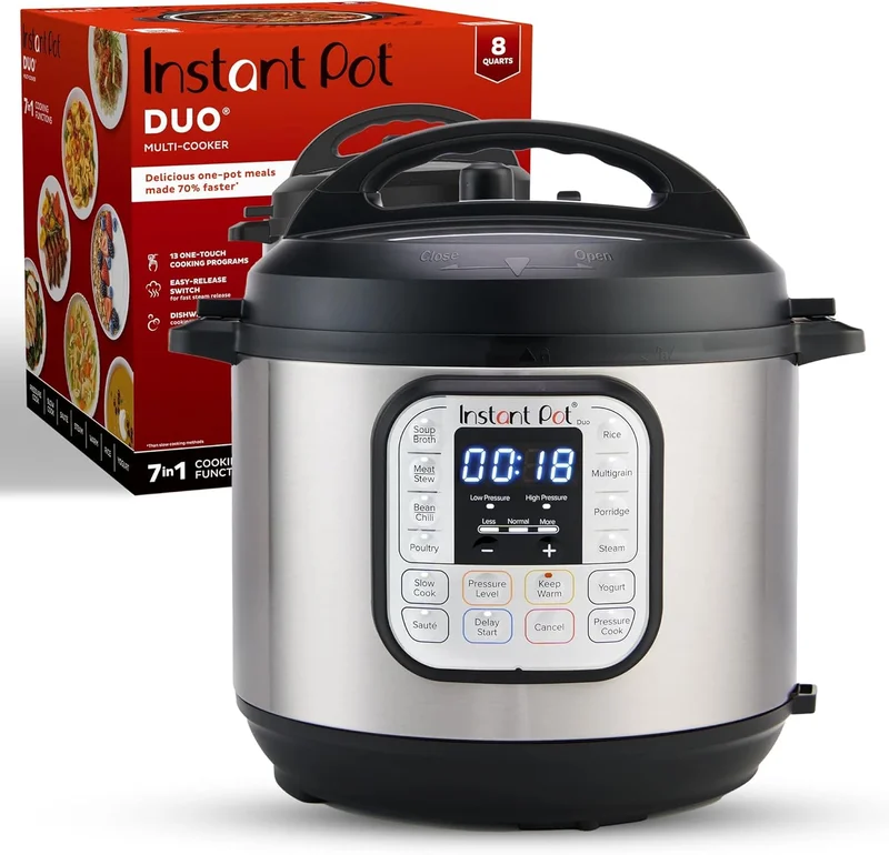 Instant Pot Duo 8 Quart Pressure Cooker - Rank 3 in Best Instant Pot of 2025