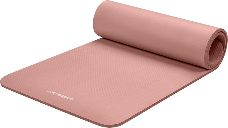 Retrospec Solana Yoga Mat 1/2" Thick - Rank 10 in Best Yoga Mat of 2025
