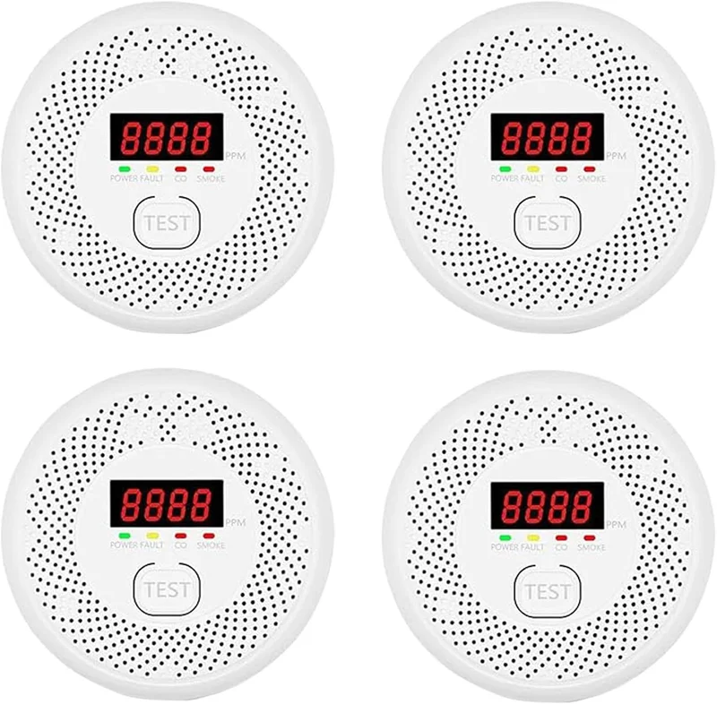 Vzmcov CO & Smoke Detector Combo - Rank 10 in Best Smoke Detector of 2025