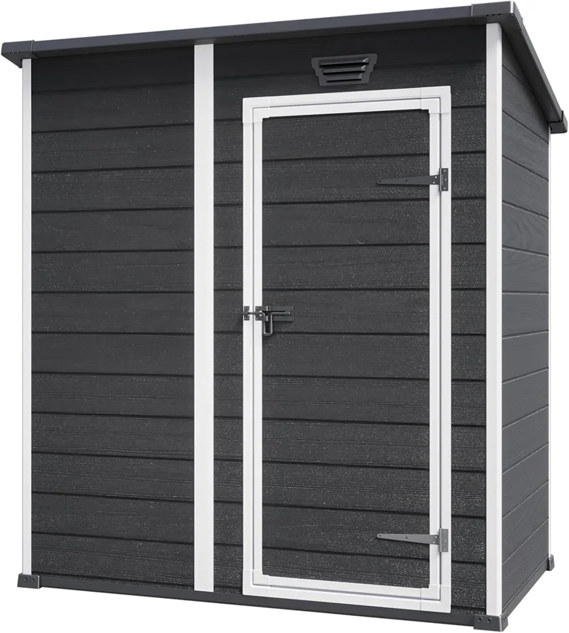 Keter Essential 6x4 Resin Outdoor Storage Shed - Rank 6 in Best Wooden Sheds of 2025