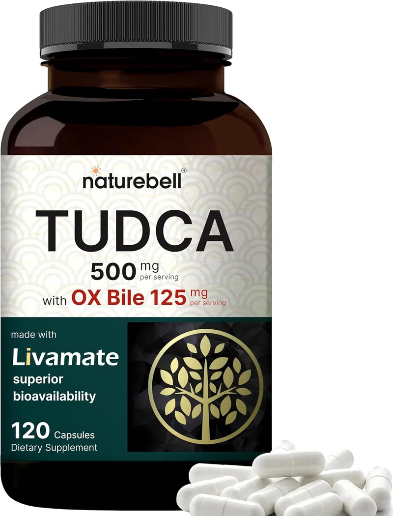 NatureBell TUDCA 500mg Liver Cleanse Detox Supplement - Rank 8 in Best Tudca of 2025