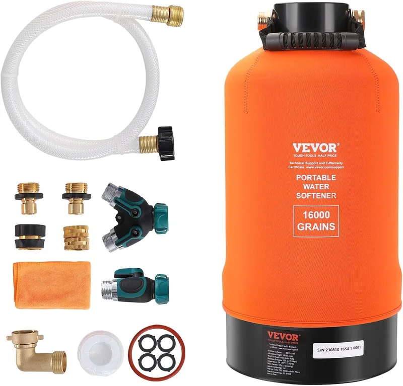 VEVOR 16,000 Grain Portable Water Softener - Rank 5 in Best Rv Water Softener of 2025