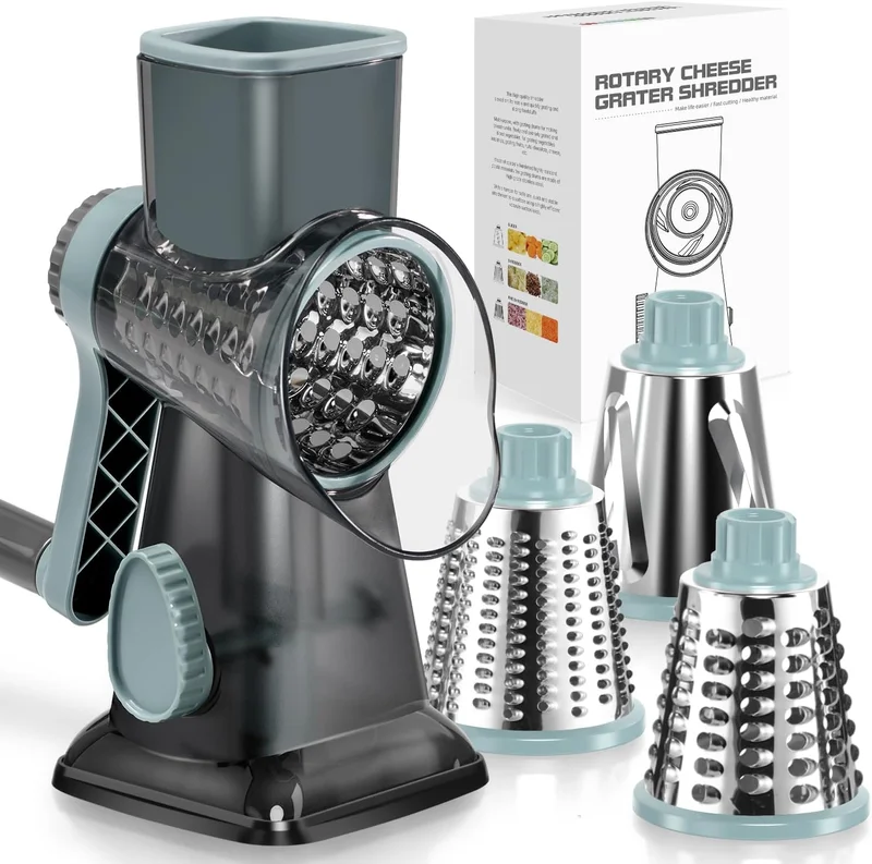 KEOUKE Rotary Cheese Grater - Rank 6 in Best Veggie Chopper of 2025