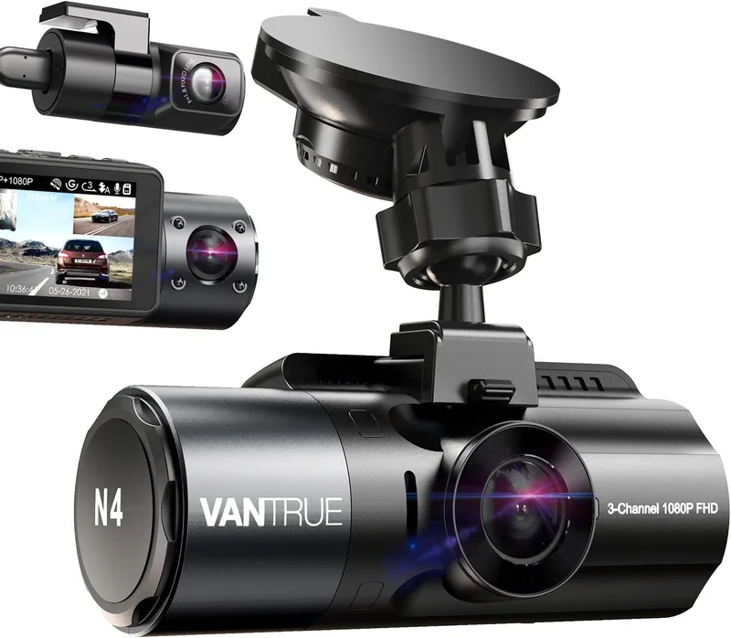 Vantrue N4 3 Channel Dash Cam - Rank 9 in Best Car Camera of 2025