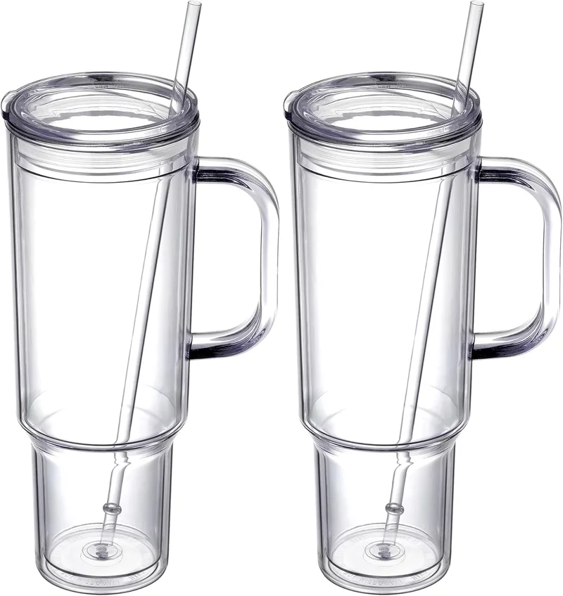 SMLIXE 40 oz Plastic Tumbler Set - Rank 8 in Best Tumbler of 2025